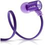 JLab Audio J4 Heavy Bass, Rugged Metal in-Ear Headphone, Guaranteed for Life - Pirple