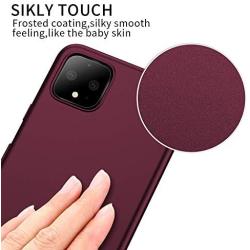 X-level Google Pixel 4XL Case, Soft TPU Matte Finish Mobile Phone Case Ultra Thin Slim Fit Protective Cell Phone Back Cover for Google Pixel 4XL-Wine Red