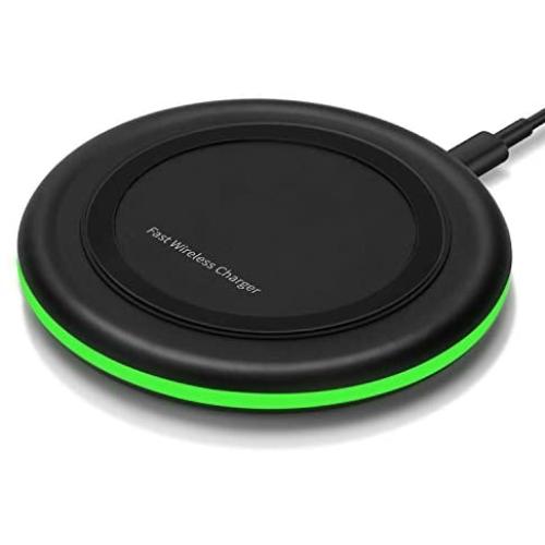 Wireless Charger 10W Qi Fast Wireless Charging Pad,7.5W Compatible with iPhone 11,11 Pro,11 Pro Max,Xs Max,XR,XS,X,8,8 Plus,10W for Samsung Galaxy S10,S10+,S9,S8,Note 10,10+,9,8,AirPods(No AC Adapter)