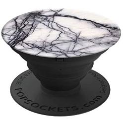 PopSockets: Collapsible Grip & Stand for Phones and Tablets - White Marble