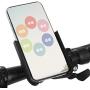 Enrilior Universal Motorcycle Bike Bicycle Cycling Mobile Phone Handlebar Holder Mount Bracket(Black)