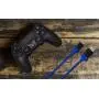 AmazonBasics PlayStation 4 Controller Charging Cable - 6 Foot, Blue AmazonBasics PlayStation 4 Controller Charging Cable - 6 Foot, Blue