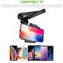 Cellet Sun Visor Car Phone Holder Smartphone Cradle Mount Clip Compatible to iPhone 11 Pro Max Xs Max Xr X 8 Plus Samsung Note 11 10 9 8 Galaxy S20 S20+ 5G S10 S9 S8 LG Q7+ Stylo 4 V30 G6 G5 V35 Moto, Black (PH700)