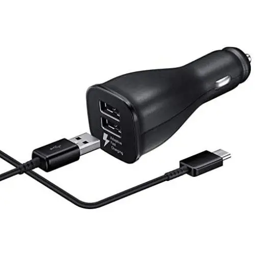 Fast Car Charger and USB Type C Cable Compatible with Samsung Galaxy S10 S10e S9 / S8 / S8 Plus/Note 10 / Note 8 / Note 9 / A20 / A50 / A70 Fast Car Charger and USB Type C Cable Compatible with Samsung Galaxy S10 S10e S9 / S8 / S8 Plus/Note 10 / Note 8 / Note 9 / A20 / A50 / A70