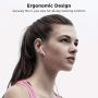LETSCOM Wireless Earbuds, Bluetooth 5.0 Earbuds in Ear True Wireless Stereo Headphones, 20Hrs Playtime with Charging Case, Bluetooth Earbuds with Built-in Microphone for Sports and Work - Pink