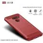 LG G8 ThinQ Case,LG G8 Case, Sucnakp TPU Shock Absorption Cell Phone Cases Technology Raised Bezels Protective Cover for LG G8 Case (Red)