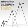 KODAK PhotoGear 42” Tripod | 8-Section Aluminum Stainless Steel Tripod w/Bluetooth Remote, Telescoping Leg-Lock Height Adjustment, 360° Ball Head, Rubber Feet, Smartphone Adapter E-Guide & Carry Case KODAK PhotoGear 42” Tripod | 8-Section Aluminum Stainless Steel Tripod w/Bluetooth Remote, Telescoping Leg-Lock Height Adjustment, 360° Ball Head, Rubber Feet, Smartphone Adapter E-Guide & Carry Case