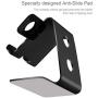 Tranesca 2-in-1 Charging Stand Compatible with 38mm/40mm/42mm/44mm Apple Watch/iPhone/iPad (Black-Must Have Apple Watch Accessories)