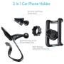 Car Phone Holder Cell Phone Holder for Car Dashboard Cell Phone Holder Dashboard Mount Car Phone Holder Compatible with Smartphones iPhone Samsung (Style 1, Adjustable Mobile Clip)