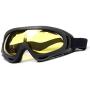 Snowboard Gogglesfor Men Girl Kids Goggle Winter Skiing Outdoor Sport Goggles Adjustable for Ski Goggles Compatible with UV 400 Protection, Wind Resistance Anti-Glare Lenses 2 Pack (Black/Tawny+Yellow)