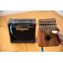 17 Key Electric-Acoustic Kalimba, KOA Wood Finger Thumb Piano with Built-in Pickup (EQ) and Added Thumb Grooves for Extra Comfort 17 Key Electric-Acoustic Kalimba, KOA Wood Finger Thumb Piano with Built-in Pickup (EQ) and Added Thumb Grooves for Extra Comfort