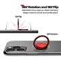 RANVOO Phone Ring Holder, Cell Phone Finger Kickstand, Adjustable and Rotatable Stand Compatible with All Smartphone for iPhone SE/ 11 Pro Max/11 Pro/11/7/8/7 Plus/8Plus/Xs/XR/Note 10 S10 LG, Red