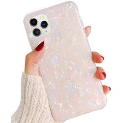 Hapitek iPhone 11 Pro Max Case, iPhone 11 Pro Max Cases, Marble Slim Soft Flexible TPU Marble Floral Pattern Protective Cover for Apple iPhone 11 Pro Max 6.5" (Colorful)