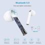 Wireless Earbuds, HSPRO Bluetooth 5.0 Earbuds Touch Control in-Ear True Wireless Headphones, 20 Hrs Playtime with Charging Case, Hi-Fi Stereo Earbuds with Built-in Mic for Sports and Work