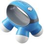 HoMedics, Quatro Mini Hand-Held Massager with Hand Grip, Battery Operated Vibration Massage, 4 Massage Nodes, Powered by 2 AAA Batteries (Included), Available in 3 Colors (Pink, Blue, or Teal)