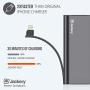 Portable Charger Jackery Bolt 6000 mAh Power Outdoors - Power bank with built in Lightning Cable [Apple MFi certified] iPhone Battery Charger External Battery, TWICE as FAST as Original iPhone Charger