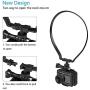 Taisioner POV/VLOG Smartphone Selfie Neck Holder Mount for GoPro AKASO Action Camera and Cell Phone Video Shoot Accessories