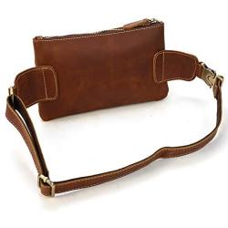 NKns Belt Bag Fanny Pack Mens Leather Chest Bag Waist Bag Messenger Bag Messenger Bag Mobile Phone Bag Mens Gift Money Belt