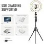 10.2" LED Selfie Ring Light with Tripod Stand & Phone Holder for Live Streaming & YouTube Video, Dimmable Makeup Ring Light for Photography, Shooting with 10 Brightness Level & 3 Light Modes