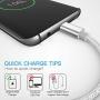 USB C Cable, MARGE PLUS Type C Charging Cable 3 Pack (6Ft) Braided Fast Charger Cord Compatible with Samsung Galaxy A20 A50 A51 A71 A10 A10e S10 S20 Plus Note10 9, LG Stylo 5 4,and Other USB C Charger