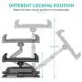 Car Headrest Mount, SAWAKE Angle Adjustable Headrest Tablet Mount, Universal Tablet Holder for Car Backseat, for 5" to 14" iPad/Tablet/Smartphone/Nintendo Switch