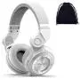 Bluedio V5.0 Bluetooth Headphones Over Ear, Wireless Bluetooth On-Ear Stereo Earphones Noise Cancelling, Soft Memory-Protein Earmuffs, w/Mic (White T-2) Bluedio V5.0 Bluetooth Headphones Over Ear, Wireless Bluetooth On-Ear Stereo Earphones Noise Cancelling, Soft Memory-Protein Earmuffs, w/Mic (White T-2)