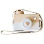 Airlxf Wooden Camera Toy, Baby Kids Cute Mini Sharpe Toy Neck Hanging Photographed Props for Baby Toddlers Children Kids Room Hanging Decor (White)