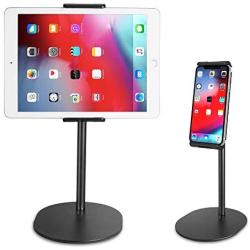 EICAUS Cell Phone Holder＆Tablet Stand for Desk,360 ̊ Rotating,Compatible with 5.5’’ to 11’’Screen Phones,iPad,Kindle, ipad＆iPhone Stands and Holders,Adjustable Phone Holder from 5.5’’ to 8.5’’