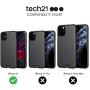 tech21 Studio Colour Mobile Phone Case - Compatible with iPhone 11 - Slim Profile with Anti-Microbial Properties and Drop Protection, Black