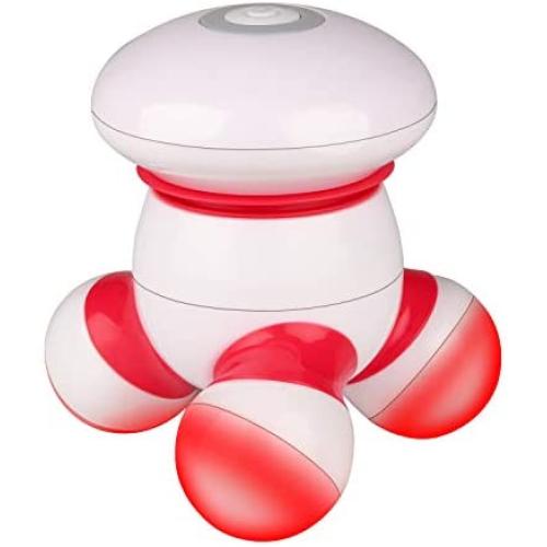 Handheld Massager Mini Portable Vibrating Body Massager with LED Light for Hand Head Neck Back Legs Arms Pain Release