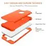 BENTOBEN Case for iPhone 8 Plus, iPhone 7 Plus Case, 3 in 1 Hybrid Hard Plastic Soft Rubber Heavy Duty Rugged Bumper Shockproof Full-Body Protective Phone Cover for iPhone 8 Plus/7 Plus, Coral Orange BENTOBEN Case for iPhone 8 Plus, iPhone 7 Plus Case, 3 in 1 Hybrid Hard Plastic Soft Rubber Heavy Duty Rugged Bumper Shockproof Full-Body Protective Phone Cover for iPhone 8 Plus/7 Plus, Coral Orange