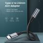 USB Type C to 3.5mm Headphone Jack Adapter, Type C to Aux Audio Dongle Cable Cord Compatible with Pixel 4 3 2 XL, Samsung Galaxy S20 Ultra Z Flip S20+ Note 10, Note10+, S10 S9 Plus, iPad Pro (2PK)