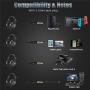 DishyKooker ON-IKUMA K19 Gaming Heaset PS-4 PC Gamer Stereo Headphones with Mic/LED Light for X-Box One/Laptop Tablet/Phone Electronic Products for Gifts