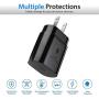 TT&C 25 Watt PD 3.0 USB C Wall Charger Super Fast Charging for Samsung Galaxy S20 / S20Plus / S20 Ultra / Note10 / Note 10Plus / Note20 / Compatible for S8 / S9 / S10 / iPad Pro 11/12.9