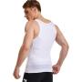 HANERDUN Mens Body Shaper Slimming Shirt Compression Vest Elastic Slim Shapewear