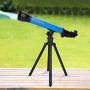 Bindpo Astronomical Telescope,Kids Educational Gift Toy Monocular Space Astronomical Telescope with Stretchable Tripod 20X 40X 60X Eyepiece Magnification for Beginners/Children(Blue)