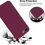 Vooii iPhone 8 Plus Case, iPhone 7 Plus Case, Soft Silicone Gel Rubber Bumper Case Microfiber Lining Hard Shell Shockproof Full-Body Protective Case Cover for iPhone 7 Plus /8 Plus - Burgundy Vooii iPhone 8 Plus Case, iPhone 7 Plus Case, Soft Silicone Gel Rubber Bumper Case Microfiber Lining Hard Shell Shockproof Full-Body Protective Case Cover for iPhone 7 Plus /8 Plus - Burgundy