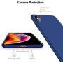 TORRAS Slim Fit iPhone Xs Max Case 6.5 Inch, Hard Plastic Ultra Thin Matte Finish Grip Protective Phone Cover Case for iPhone X Max Case, Navy Blue
