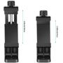 Neewer Cellphone Holder Clip Desktop Tripod Mount with Mini Ball Head Hot Shoe Adapter for 14-inch and 18-inch Ring Light and iPhone, Samsung, Huawei Smartphone Within 1.9-3.9 inches Width