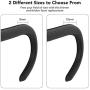 VR Face Cover Cushion Replacement(8mm/12mm) for KIWI design Q2 Face Pad, ONLY Usable for Q2 Oculus Quest Facial Interface Bracket of KIWI design, PU Leather Foam Eye Mask Pad Replacement, 2 Packs