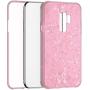 Compatible with Samsung Galaxy S9 Plus Case,PHEZEN Sparkle Bling Crystal Clear Bumper TPU Silicone Rubber Back Cover Slim Fit Shockproof 360 Full Body Protection Case Cover for Galaxy S9 Plus,Pink