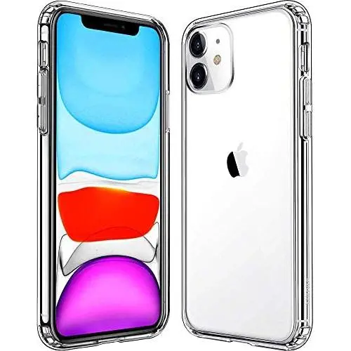 Mkeke Compatible with iPhone 11 Case, Clear iPhone 11 Cases Cover for iPhone 11 6.1 Inch Mkeke Compatible with iPhone 11 Case, Clear iPhone 11 Cases Cover for iPhone 11 6.1 Inch
