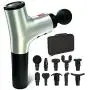 PERFORMANCE GURU Handheld Massage Gun Deep Tissue Massager for Muscle Pain Relief and Enhanced Recovery for Athletes(T-Silvery) PERFORMANCE GURU Handheld Massage Gun Deep Tissue Massager for Muscle Pain Relief and Enhanced Recovery for Athletes(T-Silvery)