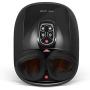 FIT KING Shiatsu Foot Massager Machine with Heat Deep Kneading Foot Reflexology Massager for Foot Relaxation & Pain Relief FT-001F