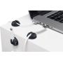 Cable Clips Black - Cord Keepers - Wire Holder for Desk - Charger Cord Holder - Multipurpose Organizer Clips - Clips To Hold Cables - Cable Reel System - 6 Pack - Cord Holder for Car