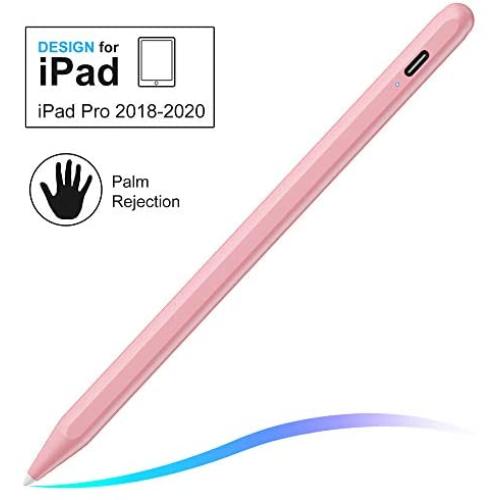 Stylus Pen with Palm Rejection, FOJOJO Active Stylus Compatible with (2018-2020) Apple iPad Pro 11 & 12.9 inch/iPad 7th Gen/iPad 6th Gen/iPad Mini 5th Gen/iPad Air 3rd Gen (Pink) Stylus Pen with Palm Rejection, FOJOJO Active Stylus Compatible with (2018-2020) Apple iPad Pro 11 & 12.9 inch/iPad 7th Gen/iPad 6th Gen/iPad Mini 5th Gen/iPad Air 3rd Gen (Pink)