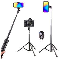 Selfie Stick Tripod Bluetooth, LATZZ 54 Inch Phone Tripod Selfie, Extendable iPhone Stand Tripod with Wireless Remote Shutter Compatible iPhone 11 Pro/Xs MAX/XR/X/8/8P/7/Galaxy Note 8/S10/S9+/S9, More