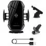 DENT Wireless Cell Phone Car Charger and Mount with Infrared Smart Sensor - DENT A5 10W Fast Charger (Black, Air Vent and telescoping arm) DENT Wireless Cell Phone Car Charger and Mount with Infrared Smart Sensor - DENT A5 10W Fast Charger (Black, Air Vent and telescoping arm)
