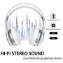 Picun P26 Bluetooth Headphones Over Ear 40H Playtime Hi-Fi Stereo Wireless Headphones Deep Bass Foldable Wired/Wireless/TF for Cell Phone/PC Bluetooth 5.0 Wireless Headset with Mic (Platinum Grey) Picun P26 Bluetooth Headphones Over Ear 40H Playtime Hi-Fi Stereo Wireless Headphones Deep Bass Foldable Wired/Wireless/TF for Cell Phone/PC Bluetooth 5.0 Wireless Headset with Mic (Platinum Grey)