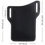 EASYANT PU Leather Cell Phone Holster Universal Case Sheath with Belt Hole Black EASYANT PU Leather Cell Phone Holster Universal Case Sheath with Belt Hole Black